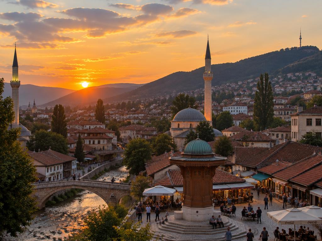 Sarajevo al atardecer